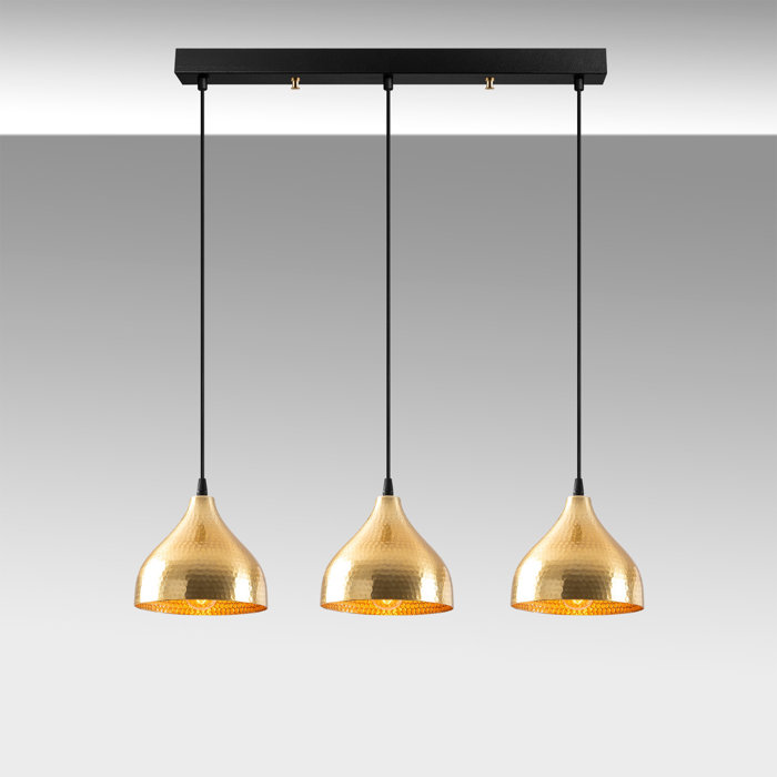 East Urban Home Pandorea 3 Light Kitchen Island Dome Pendant